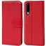 Huawei P30 Klapphülle in Rot mit Kartenfächern und Schutz