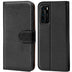 Huawei P40 Klapphülle in Schwarz mit Kartenfächern und Schutz