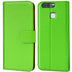 Huawei P9 Klapphülle in Grün mit Kartenfächern und Schutz