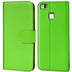 Huawei P9 Lite Klapphülle in Grün mit Kartenfächern und Schutz