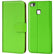 Huawei P9 Lite Klapphülle in Grün mit Kartenfächern und Schutz