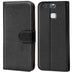 Huawei P9 Klapphülle in Schwarz mit Kartenfächern und Schutz