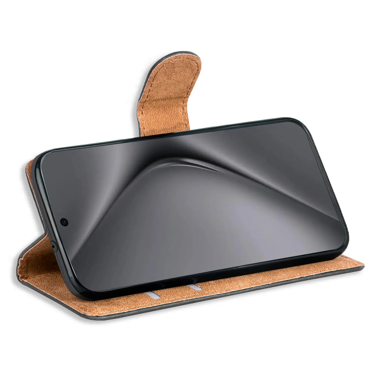 Huawei Pura 70 Ultra Klapphülle in Schwarz mit Kartenfächern und Schutz