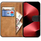 Huawei Pura 80 Pro Klapphülle in Schwarz mit Kartenfächern und Schutz