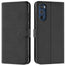 Motorola Edge 30 Pro Klapphülle in Schwarz mit Kartenfächern und Schutz