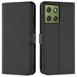 Motorola Edge 70 Klapphülle in Schwarz mit Kartenfächern und Schutz