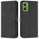 Motorola Moto G06/G06 Power Klapphülle in Schwarz mit Kartenfächern und Schutz