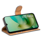 Motorola Moto G06/G06 Power Klapphülle in Schwarz mit Kartenfächern und Schutz