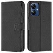 Motorola Moto G14 Klapphülle in Schwarz mit Kartenfächern und Schutz