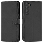 Motorola Moto G200 5G Klapphülle in Schwarz mit Kartenfächern und Schutz