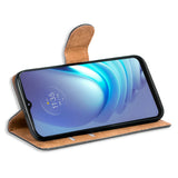 Motorola Moto G50 Klapphülle in Schwarz mit Kartenfächern und Schutz