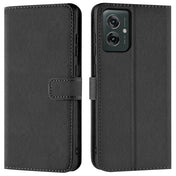 Motorola Moto G55 5G Klapphülle in Schwarz mit Kartenfächern und Schutz