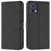 Motorola Moto G73 5G Klapphülle in Schwarz mit Kartenfächern und Schutz