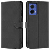 Motorola Moto G85 5G Klapphülle in Schwarz mit Kartenfächern und Schutz