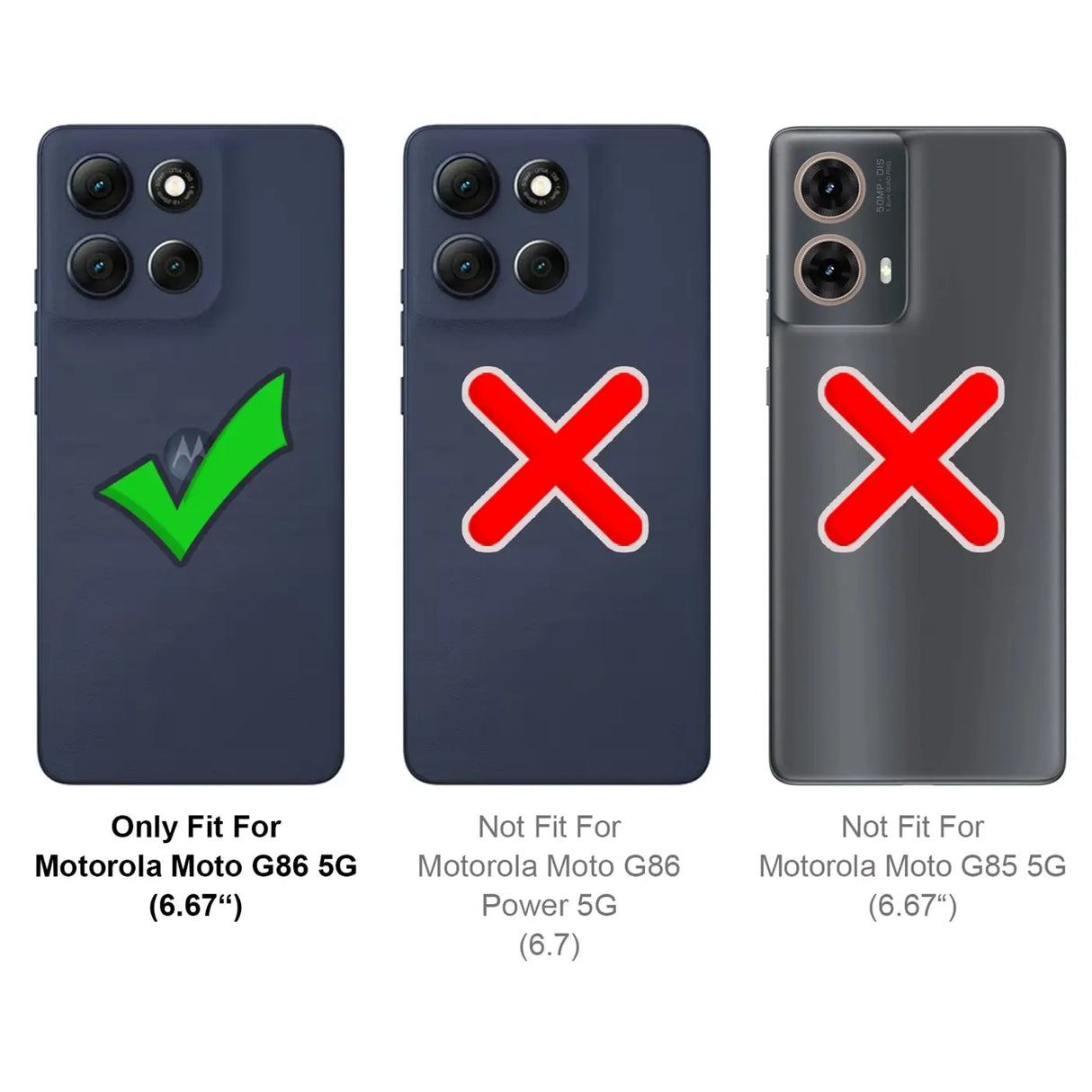 Motorola Moto G86 5G Klapphülle in Schwarz mit Kartenfächern und Schutz