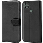 Motorola Moto G9 Power Klapphülle in Schwarz mit Kartenfächern und Schutz