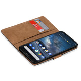 Nokia 8.3 5G Klapphülle in Schwarz mit Kartenfächern und Schutz