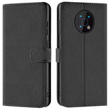 Nokia G50 Klapphülle in Schwarz mit Kartenfächern und Schutz