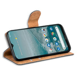 Nokia G50 Klapphülle in Schwarz mit Kartenfächern und Schutz