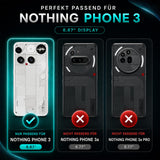 Nothing Phone 3 - Klapphülle mit Kartenfächern Schwarz