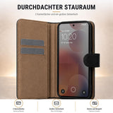 Nothing Phone 3a Pro - Klapphülle mit Kartenfächern Schwarz