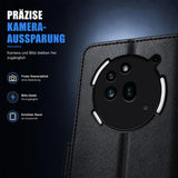 Nothing Phone 3a Pro - Klapphülle mit Kartenfächern Schwarz