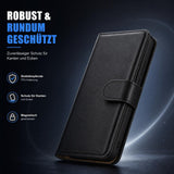 Nothing Phone 3a Pro - Klapphülle mit Kartenfächern Schwarz