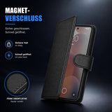 Nothing Phone 3a - Klapphülle mit Kartenfächern Schwarz