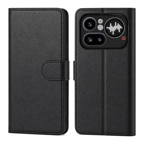 Nothing Phone 4a Pro - Klapphülle mit Kartenfächern Schwarz
