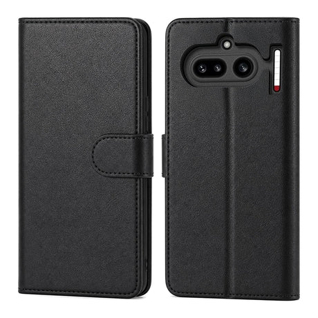 Nothing Phone 4a - Klapphülle mit Kartenfächern Schwarz