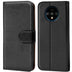 OnePlus 7T Klapphülle in Schwarz mit Kartenfächern und Schutz