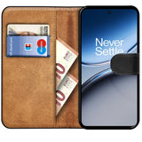 OnePlus Nord 4 Klapphülle in Schwarz mit Kartenfächern und Schutz