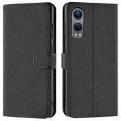 OnePlus Nord CE4 Lite 5G Klapphülle in Schwarz mit Kartenfächern und Schutz