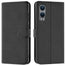 OnePlus Nord CE4 Lite 5G Klapphülle in Schwarz mit Kartenfächern und Schutz