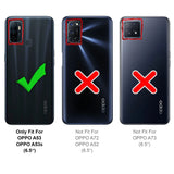 Oppo A53 / A53S Klapphülle in Schwarz mit Kartenfächern und Schutz