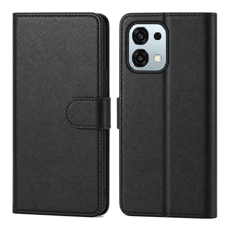 OPPO A6 Pro 5G - Klapphülle mit Kartenfächern Schwarz