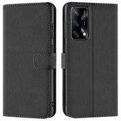 Oppo A74 4G Klapphülle in Schwarz mit Kartenfächern und Schutz