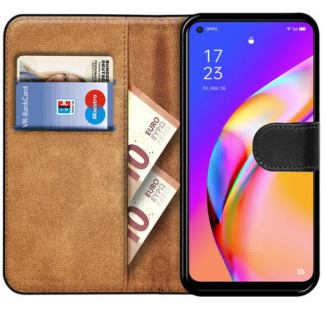 iPhone 11 Pro Max Klapphülle in Schwarz mit Kartenfächern und Schutz