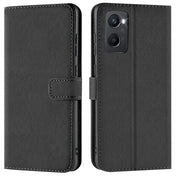 OPPO A96 / A76 Klapphülle in Schwarz mit Kartenfächern und Schutz