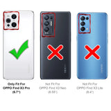 Oppo Find X3 Pro Klapphülle in Schwarz mit Kartenfächern und Schutz