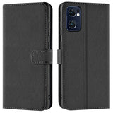 OPPO Find X5 Lite Klapphülle in Schwarz mit Kartenfächern und Schutz