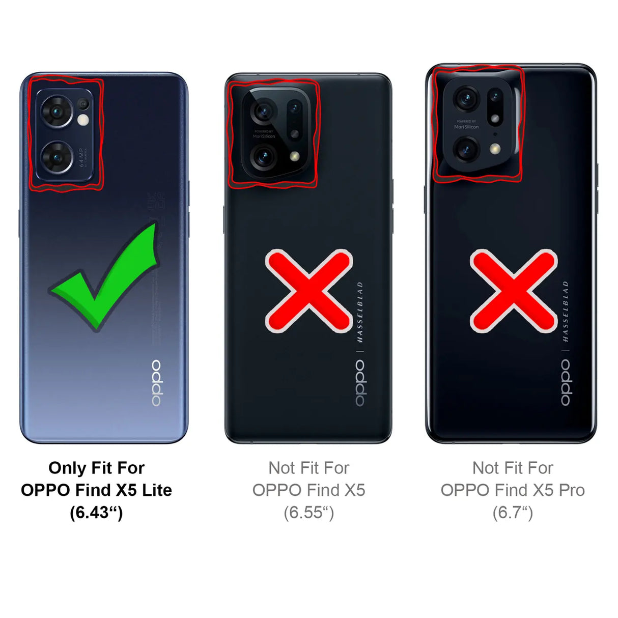 OPPO Find X5 Lite Klapphülle in Schwarz mit Kartenfächern und Schutz