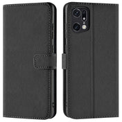 OPPO Find X5 Pro Klapphülle in Schwarz mit Kartenfächern und Schutz