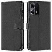 OPPO Reno 7 Klapphülle in Schwarz mit Kartenfächern und Schutz