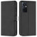 OPPO Reno 8 Lite 5G Klapphülle in Schwarz mit Kartenfächern und Schutz