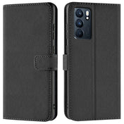 OPPO Reno 6 5G Klapphülle in Schwarz mit Kartenfächern und Schutz