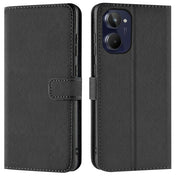 Realme 10 4G Klapphülle in Schwarz mit Kartenfächern und Schutz