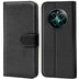 Realme 12+ 5G Klapphülle in Schwarz mit Kartenfächern und Schutz