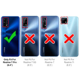 Realme 7 Pro Klapphülle in Schwarz mit Kartenfächern und Schutz
