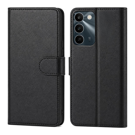 Realme C100 5G - Klapphülle mit Kartenfächern Schwarz